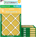 Filterbuy 10x30x1 Air Filter MERV 11 Superior Pet & Allergy Defense, by Filterbuy