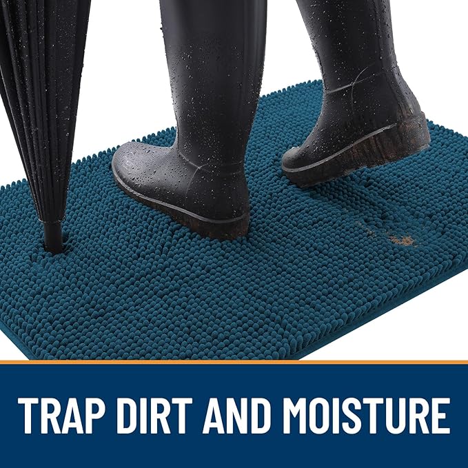 OLANLY Dog Door Mat for Muddy Paws 44x32, Absorbs Moisture and Dirt, Absorbent - Image 2