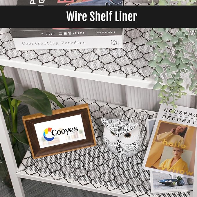 Cooyes Shelf Liner, Non Adhesive Drawer and Cabinet Liner, EVA Washable - Image 3