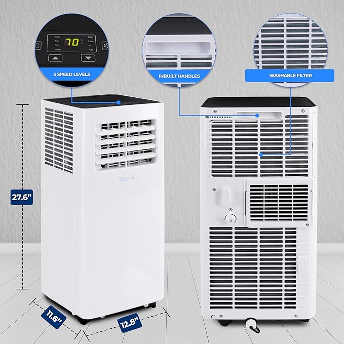 SereneLife Small Air Conditioner Portable 10, 000 BTU - Image 6