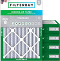 Filterbuy 20x23x4 Air Filter MERV 8 Essential Dust & Allergy Defense, by Filterbuy