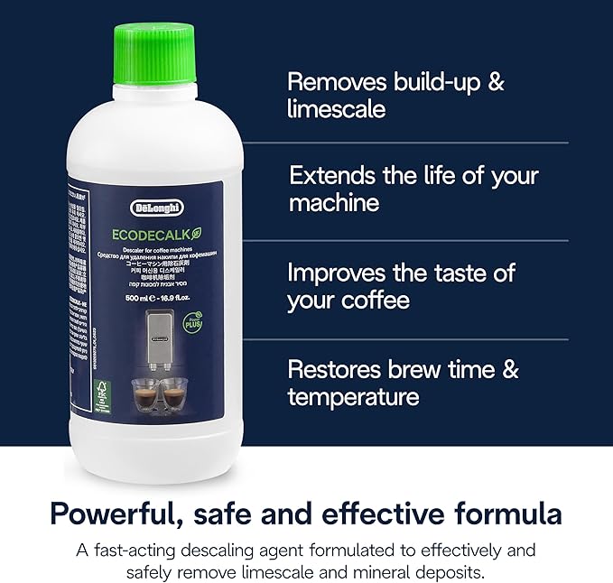 De'Longhi EcoDecalk Descaler, Universal Descaling Solution - Image 4