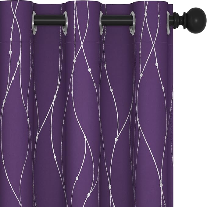 Deconovo Blackout Curtain for Bedroom, 38 x 90 Inch, Thermal Insulated by Deconovo