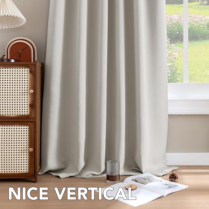 H.VERSAILTEX Blackout Curtains Thermal Insulated Window Treatment Panels Room - Image 8