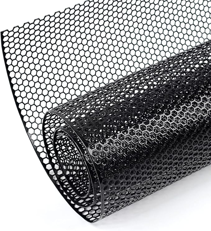 AggAuto 47x16 inches Car Pickup Truck Grill Mesh Spoiler Bumper Vent Aluminum by AggAutoAutomotiveGrillMeshInserts