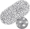 WELTRXE Oval Bathtub Mat Non Slip, Shower Mat by WELTRXE