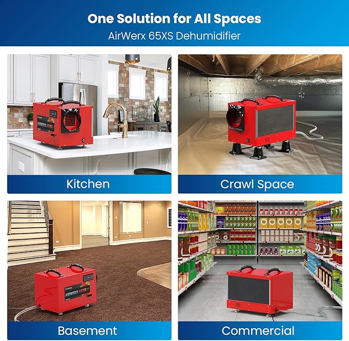 BaseAire 120 Pints Crawl Space Dehumidifiers - Image 7