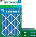 Filterbuy 16x30x2 Air Filter MERV 13 Optimal Smoke & Allergy Defense, by Filterbuy