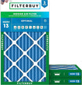 Filterbuy 12x20x2 Air Filter MERV 13 Optimal Smoke & Allergy Defense, by Filterbuy