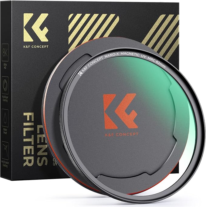 K&F CONCEPT 72mm Magnetic MC UV Lens Protection Filter + Lens Filter Cap | 1s by KFCONCEPT
