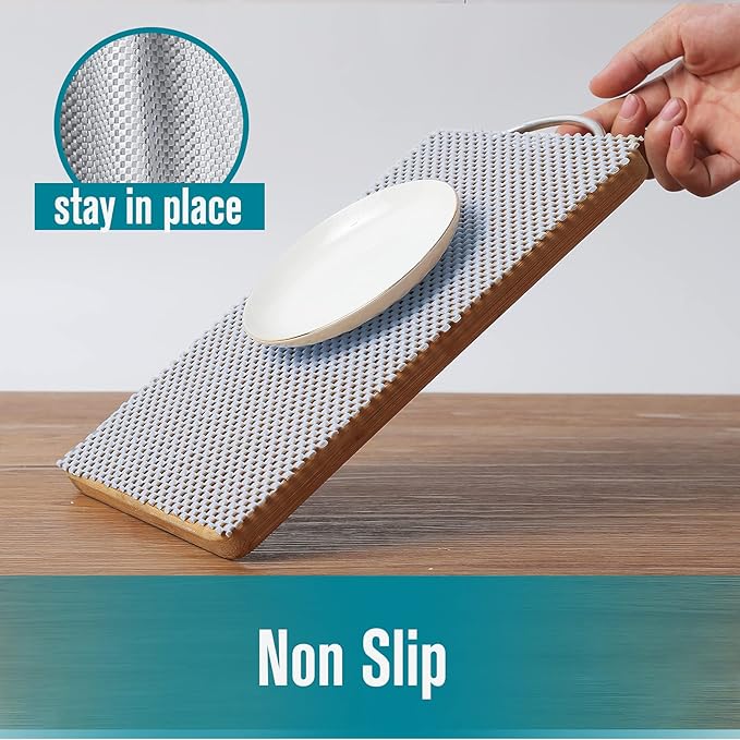 Shelf Liner, Non-Adhesive Roll Drawer Liners 12 Inches x 20 Feet - Image 4