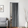 XTMYI Grey Velvet Privacy Room Divider Curtains by %E2%80%9CX%E2%80%9Dforextremeperfection
