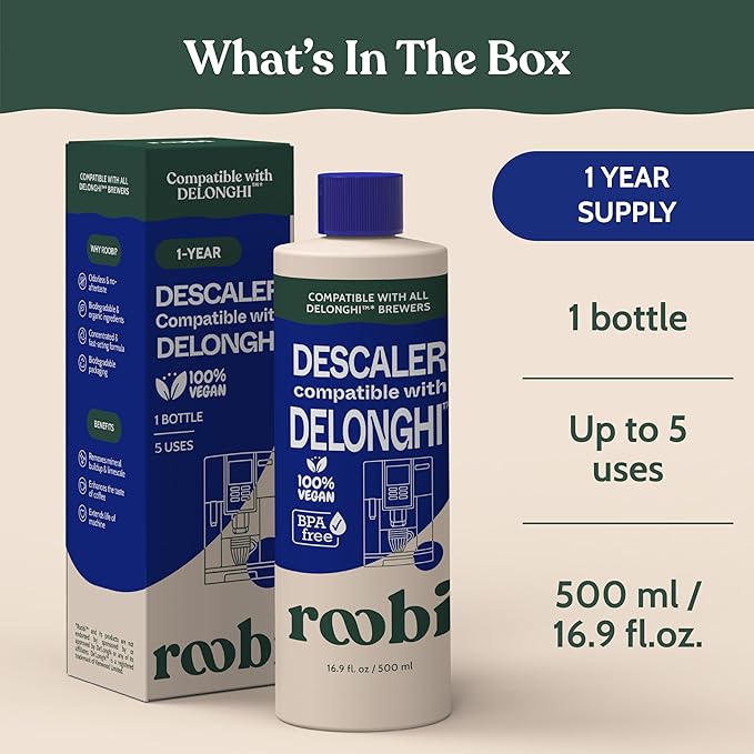 DeLonghi Compatible Descaling Solution. Clean & Descale your DeLonghi Coffee - Image 4
