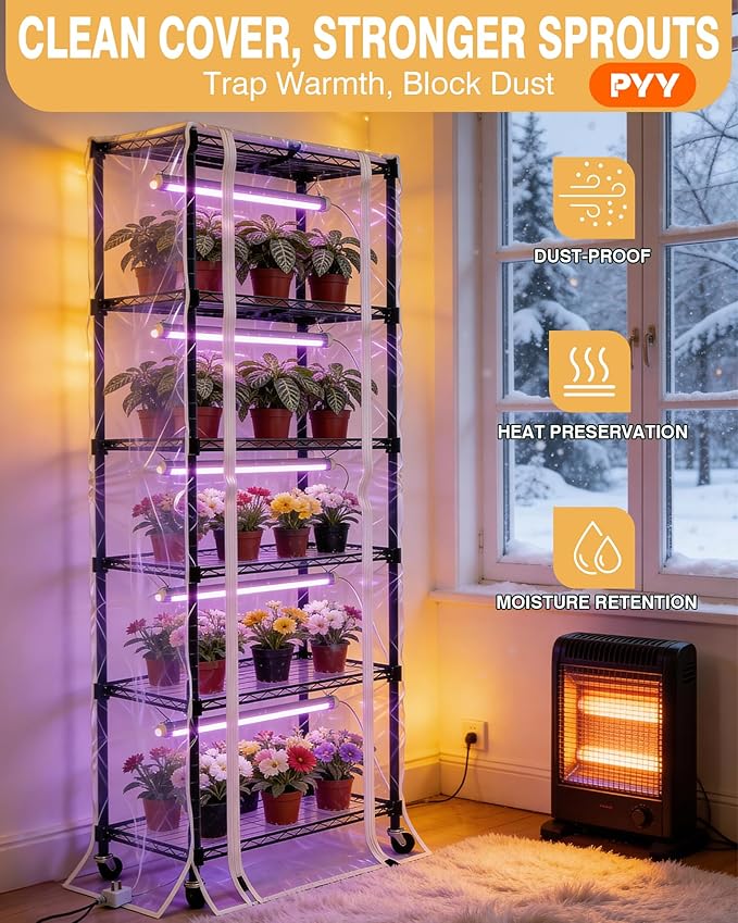 PYY Indoor Greenhouse with Grow Light - Image 2