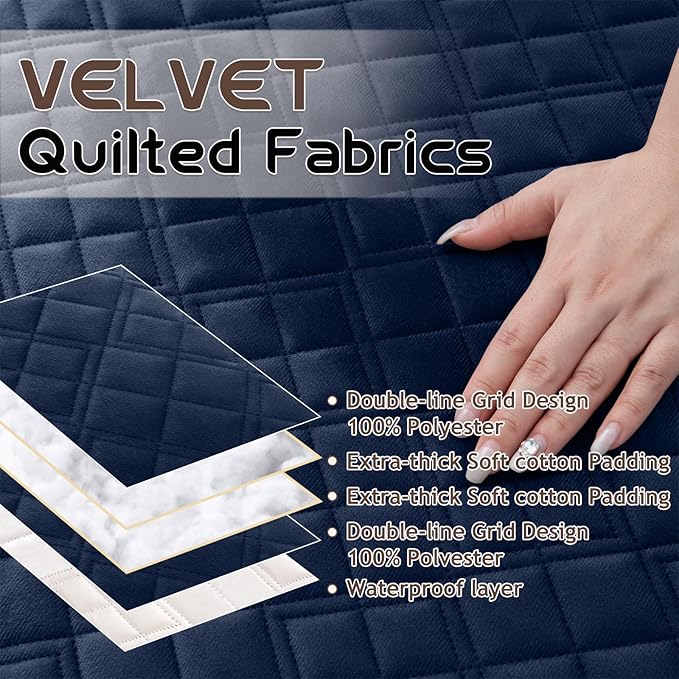 Arfntevss Waterproof Recliner Sectional Couch Covers - Image 3