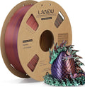 LANDU Silk Tri-Color PLA Filament 1.75mm 1Kg, Triple Color Silk PLA Filament by LANDU