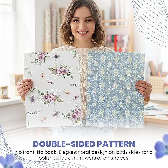 8X Linen Scented Drawer Liners for Dresser - Image 6