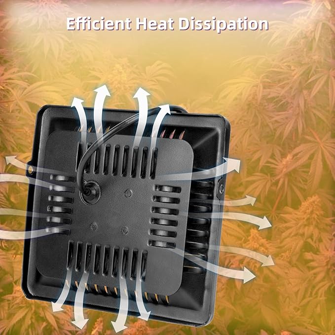 Waterproof 100W LED Grow Light Full Spectrum, CFGROW 3500K White COB LED Grow - Image 4