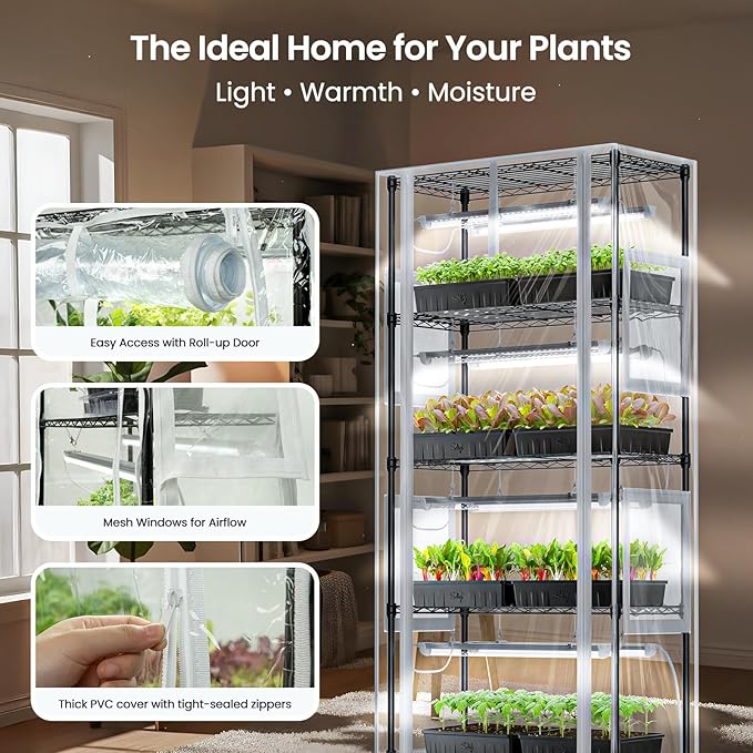 SOLIGT Indoor Greenhouse with Grow Lights - Image 3