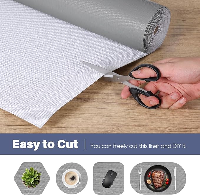 Drawer Liner, Shelf Liners for Kitchen Cabinet Waterproof & Oil-Proof Cupboard - Image 4