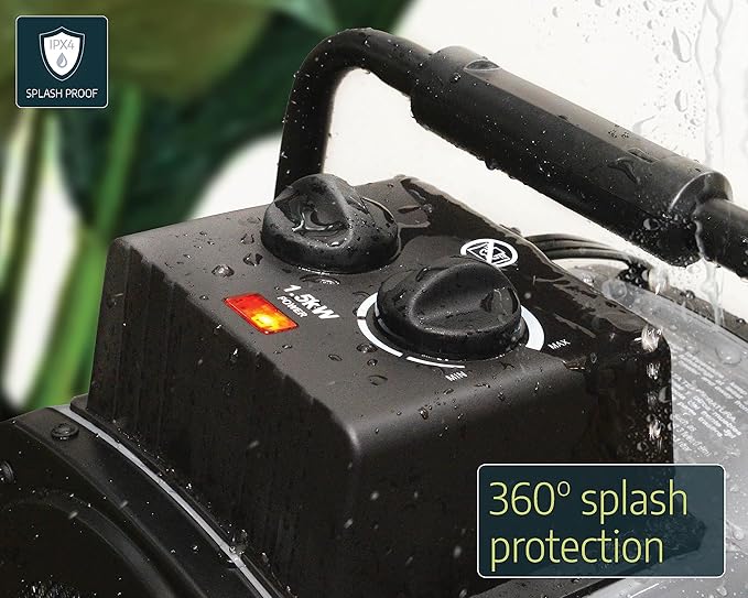 Palram - Canopia Canopia 1500W Portable Fan Heater - Image 6