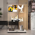 Yoluckea 3 Tiers Glass Display Cabinet by Yoluckea