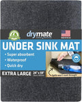 Drymate Premium XL Under Sink Mat, Waterproof Cabinet Protection Mats by Drymate