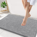 Smiry Luxury Chenille Bathroom Rugs 34x21, Extra Soft and Absorbent Shaggy Bath by Smiry
