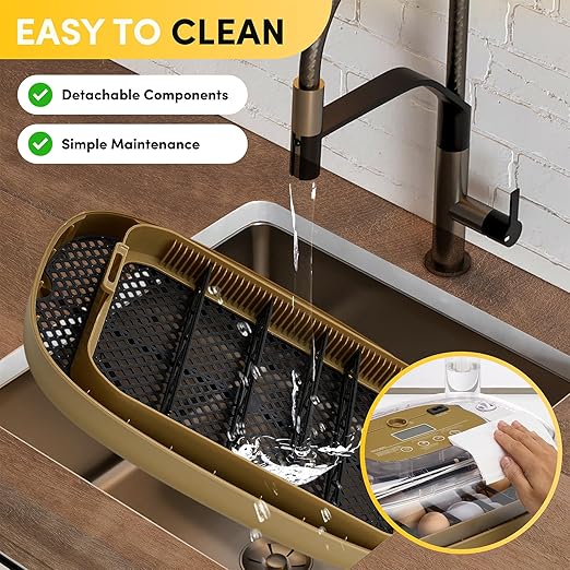 HIRALIY Incubator for Hatching Eggs, 48 Quail Capacity, Chicken & Quail Egg - Image 8