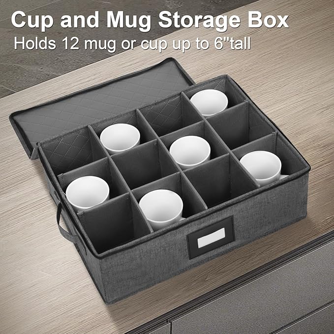 Mayniu Cup and Mug Storage Box 2Pack, China Storage Containers - Image 2