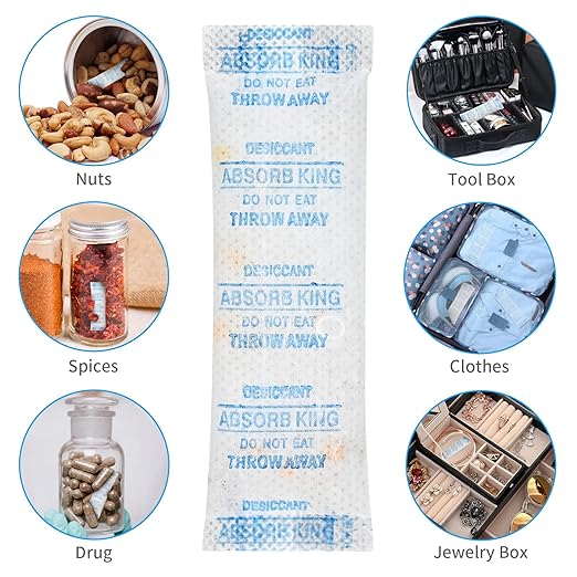 Moisture Absorbers – 250 Packs 5 Gram Silica Gel Packs Food Grade Desiccant - Image 6