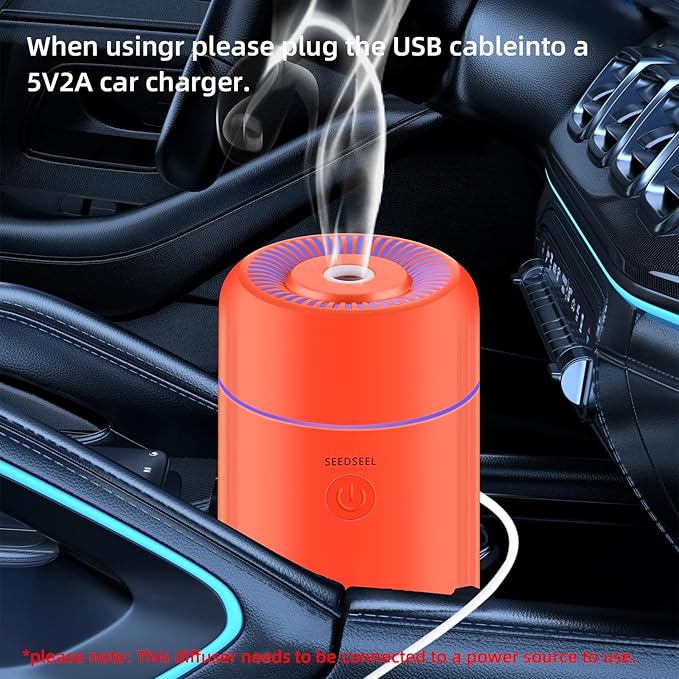 100ML Car Essential Oil Diffuser, Mini Air Humidifier - Image 3