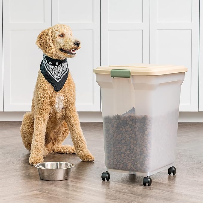 IRIS USA 58 Lbs / 67 Qt WeatherPro Airtight Pet Food Storage Container - Image 5