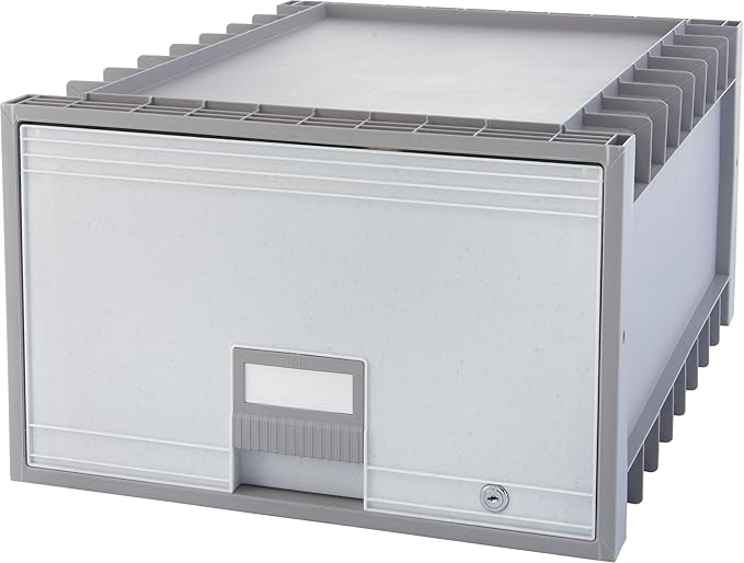 Storex 24-Inch Archive Locking Storage Box by Storex
