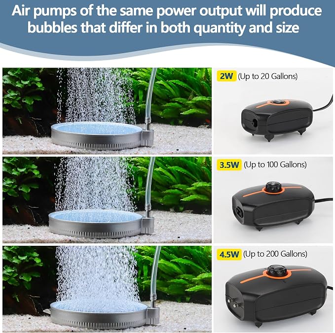 hygger 4 Inch Nano Air Stone for Aquariums, Quiet Fish Tank Bubbler High - Image 5