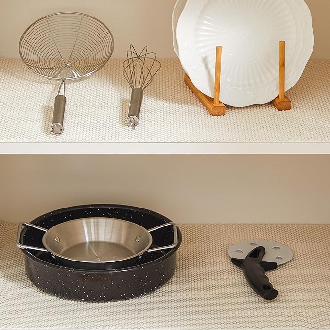 Shelf Liner for Kitchen Cabinet, Drawer Liners Non Slip Non Adhesive Thick Mat - Image 7