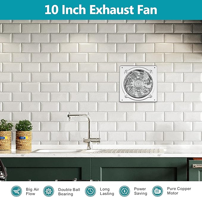 HG Power 10 Inch Metal Exhaust Fan - Image 7