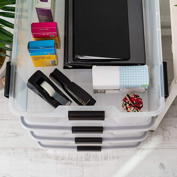 IRIS USA 41 Quart WEATHERPRO Plastic Storage Box - Image 5