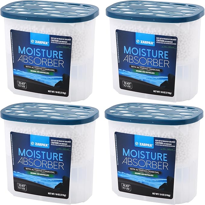 Moisture Absorber Activated Charcoal 18 oz/510g | Removes Moisture, Humidity & by Zarpax