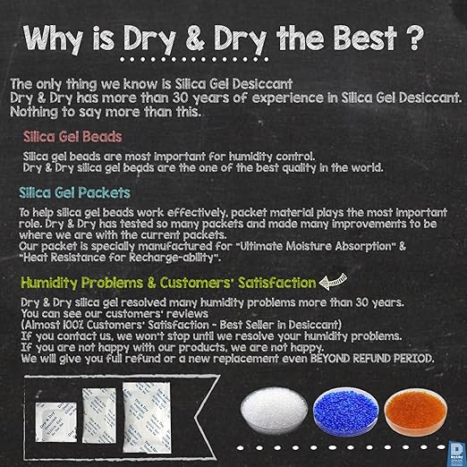 Dry & Dry 100 Gram Silica Gel Packets - Image 7