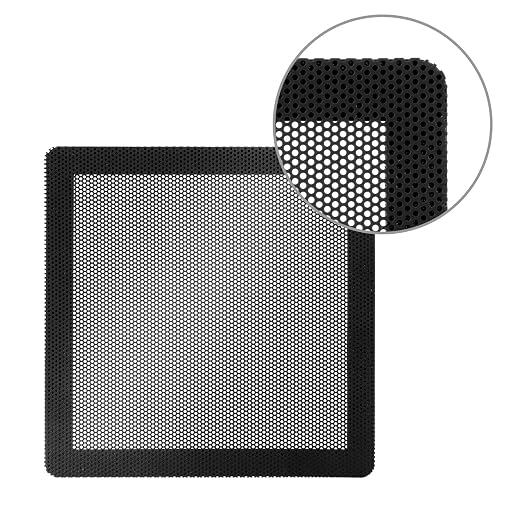 140mm Magnetic PC Case Dust Filter, 4 Pack PVC Mesh 0.8mm | 0.8mm ultra-fine - Image 2