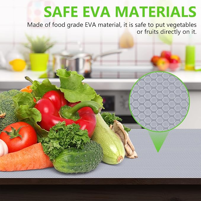 Shelf Liners for Kitchen Cabinet Refrigerator Liners Waterproof Kitchen - Image 4