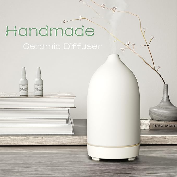 Essential Oil Diffusers, Handmade Ceramic Aromatherapy Diffuser - Image 7