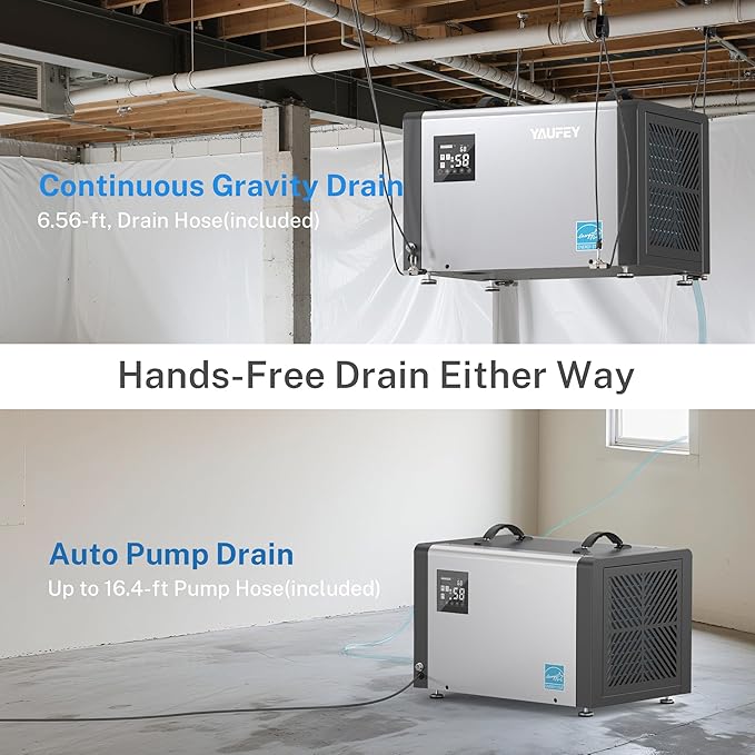 Yaufey 70 Pint Energy Star Commercial Dehumidifier - Image 5