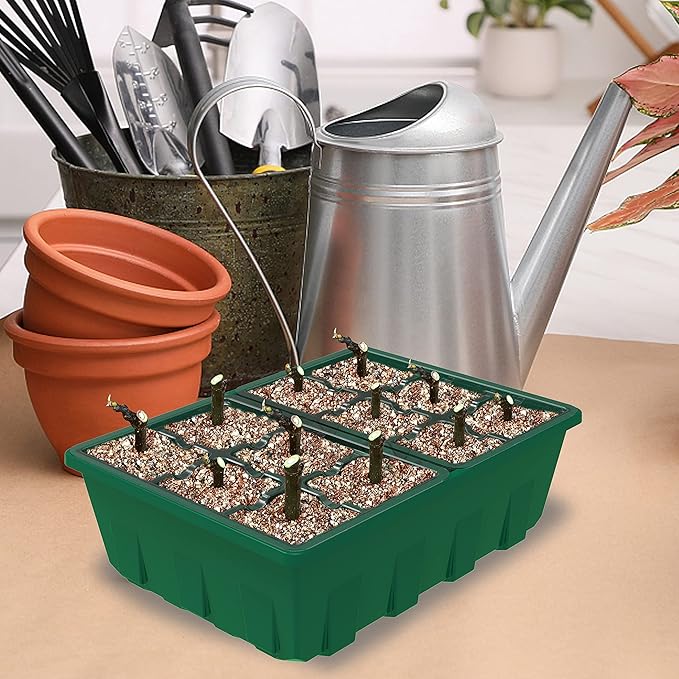 Gardzen 10-Set Garden Propagator Set, Seed Starter Trays - Image 6