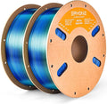 ERYONE Silk Dual Color PLA Filament 3D Printer 1.75mm +/- 0.03mm, Bicolor by ERYONE