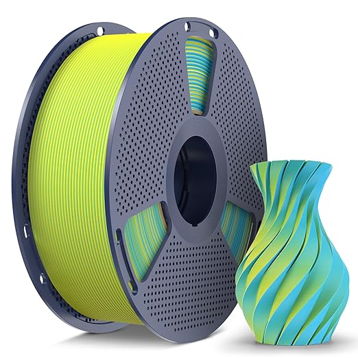 Matte PLA Filament 1.75mm, 1kg 3D Printer Filament, Smooth Matte Finish by YOOPAI