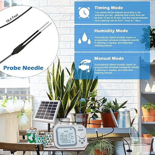 Solar Automatic Drip Irrigation System Houseplant Auto Self Watering Device - Image 4