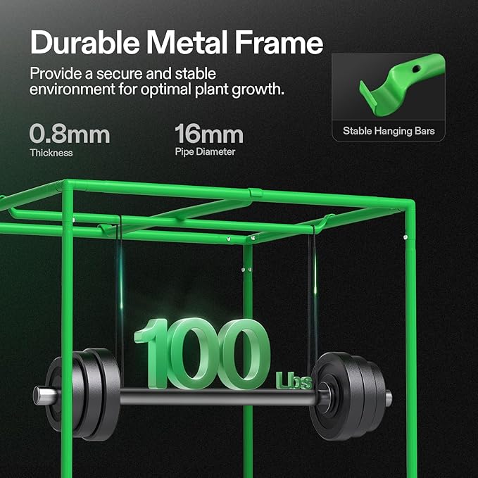 VIVOSUN S276 32"x32"x63" Grow Tent, High Reflective Mylar - Image 5