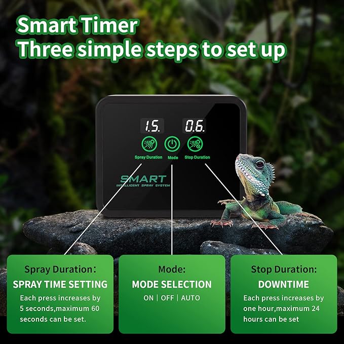 Reptile fogger Smart Spray System, Reptile Humidifiers Automatic - Image 6